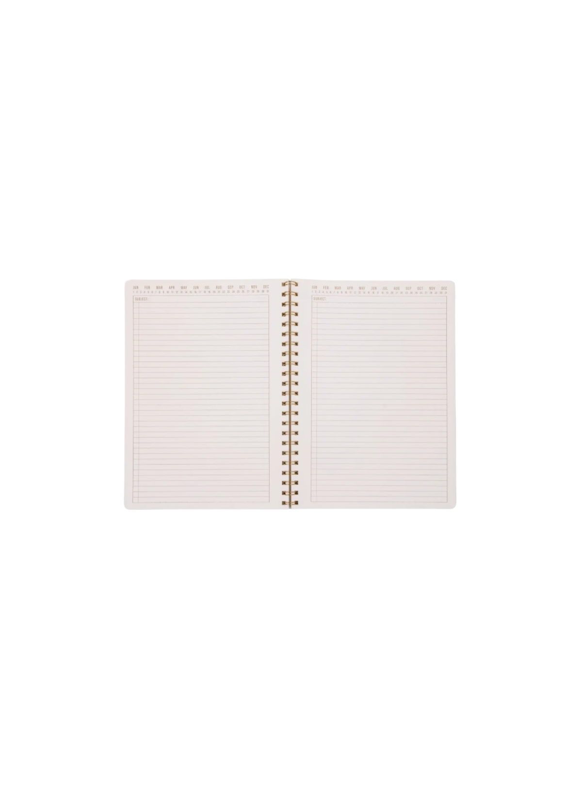 Designworks Tulip Large Twinwire Notebook - Green Vine