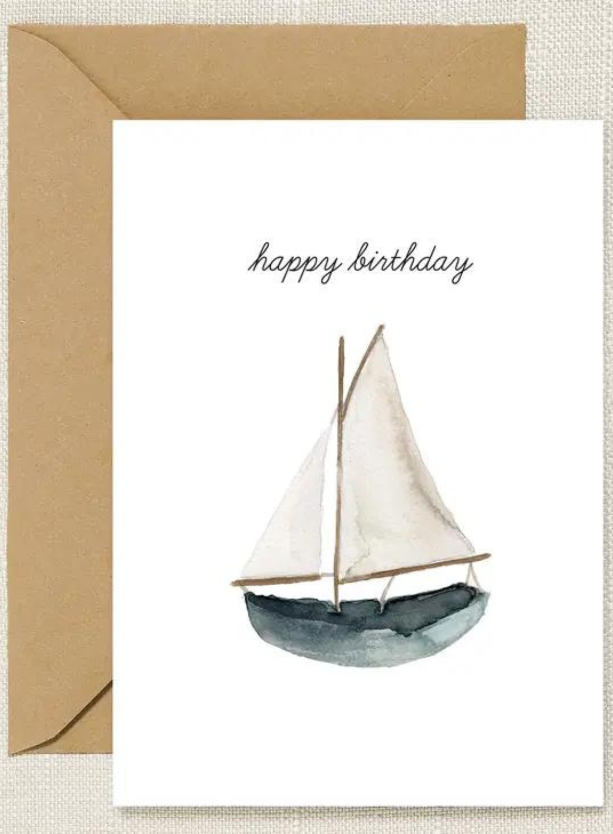 HeatherLucyJ Design Sailing Boat Card