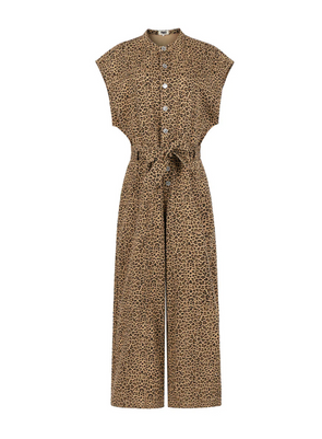 Scheila Jumpsuit in Leopard Print from FRNCH