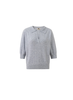 Plume Knit Top in Grey from FRNCH