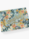 Blue Meadow Congrats Card from Rifle Paper Co.