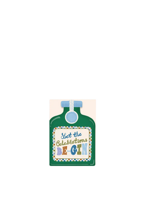 Let The Celebrations Be-Gin Card from Tikkled Pink