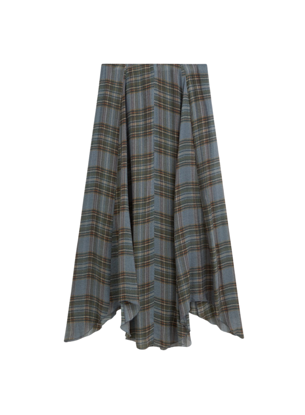 Yerse Newport Skirt in Check Print