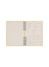 Standard Issue Planner Notebook Yellow in Cobalt and Citron from Designworks Ink
