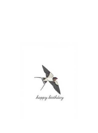 Swallow Bird Card from HeatherLucyJ Design