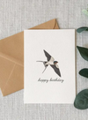Swallow Bird Card from HeatherLucyJ Design