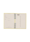 Standard Issue Planner Notebook Yellow in Cobalt and Citron from Designworks Ink