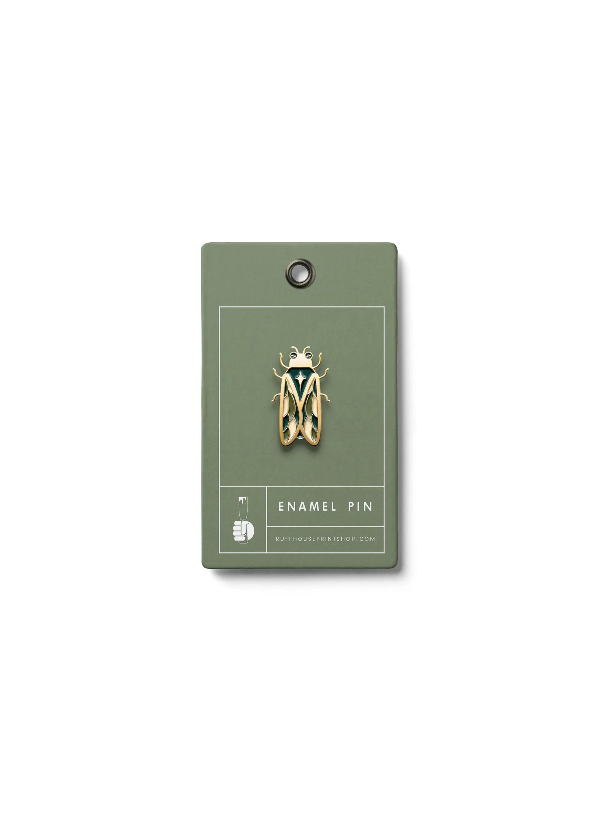 Bug Insect Enamel Pin from Ruff House Print Shop