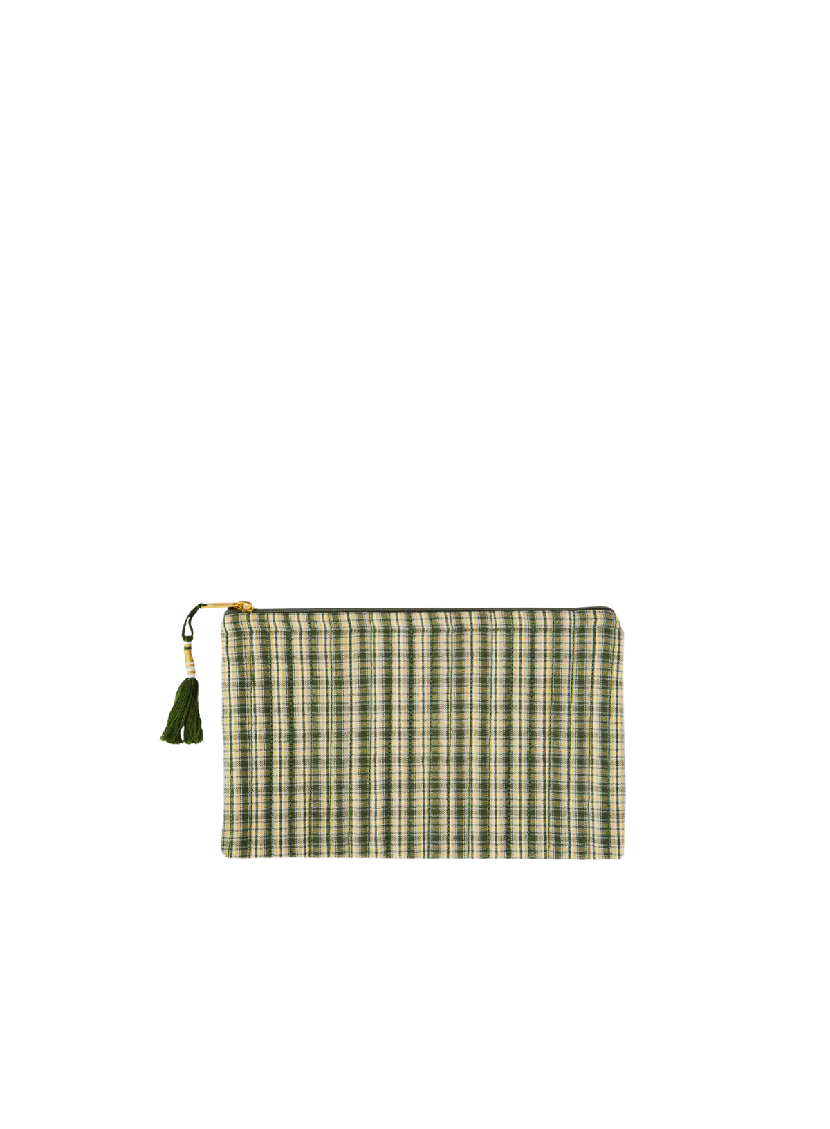Sue Qulted Cotton Pouch