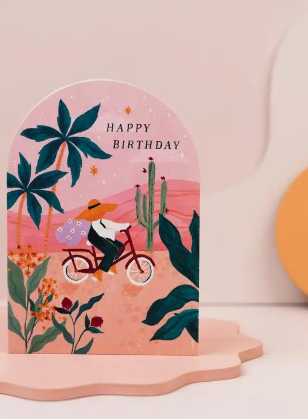 Sunset Bike Birthday Card from Sister Paper Co.