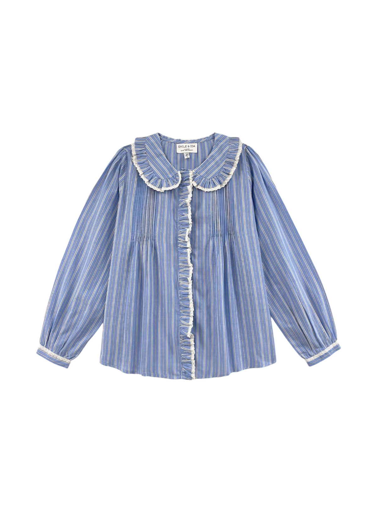 Boto Stripe Blouse in Blue from Emile & Ida