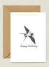 Swallow Bird Card from HeatherLucyJ Design