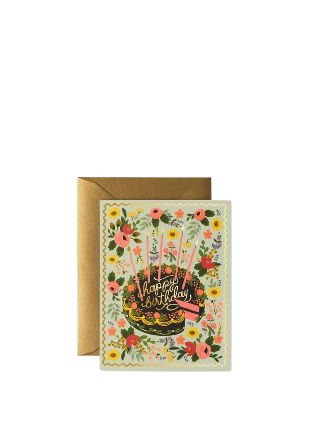 Floral Cake Birthday card From Rifle Paper Co.