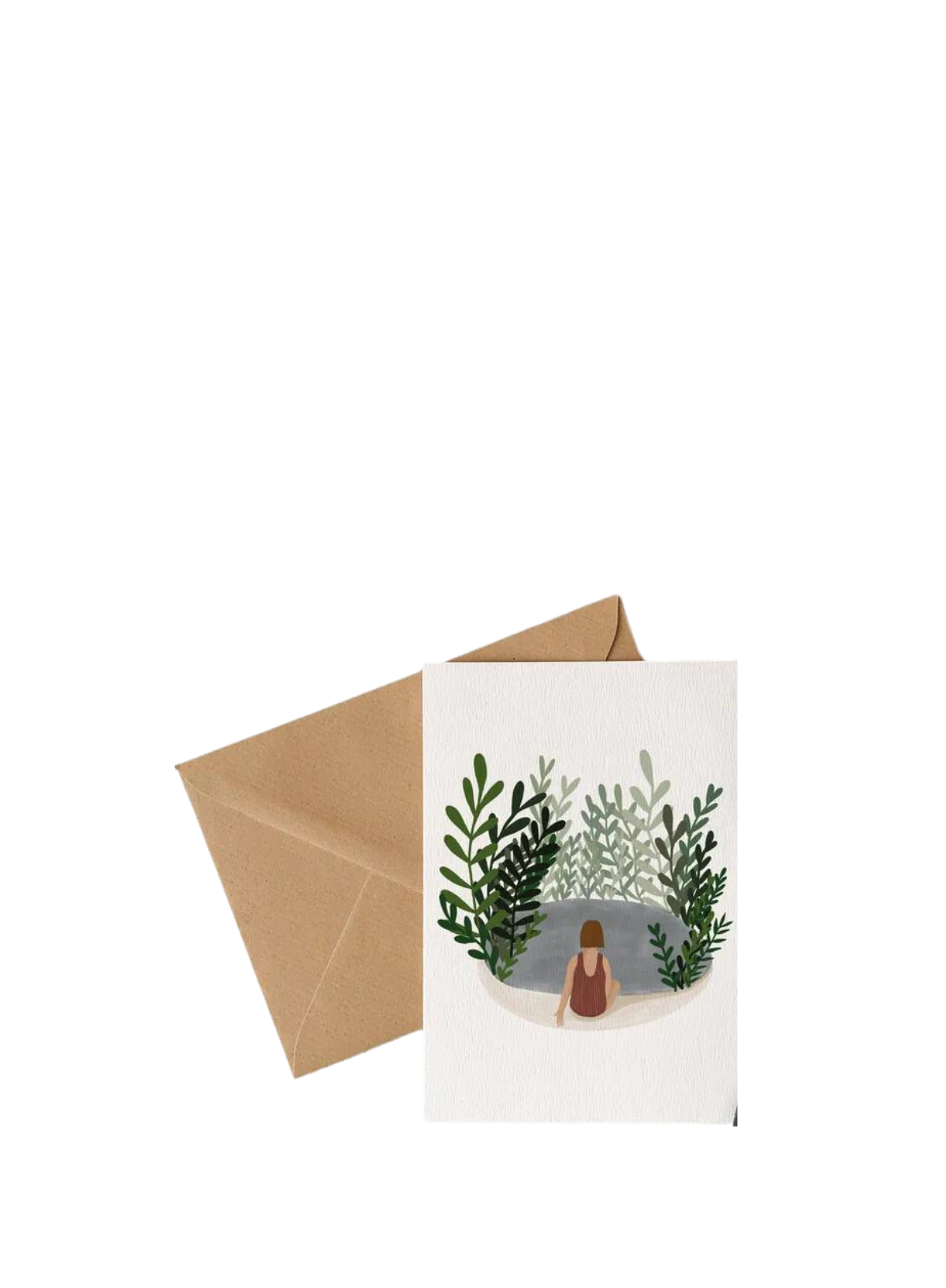 HeatherLucyJ Design Wild Swimming in the Pond Card