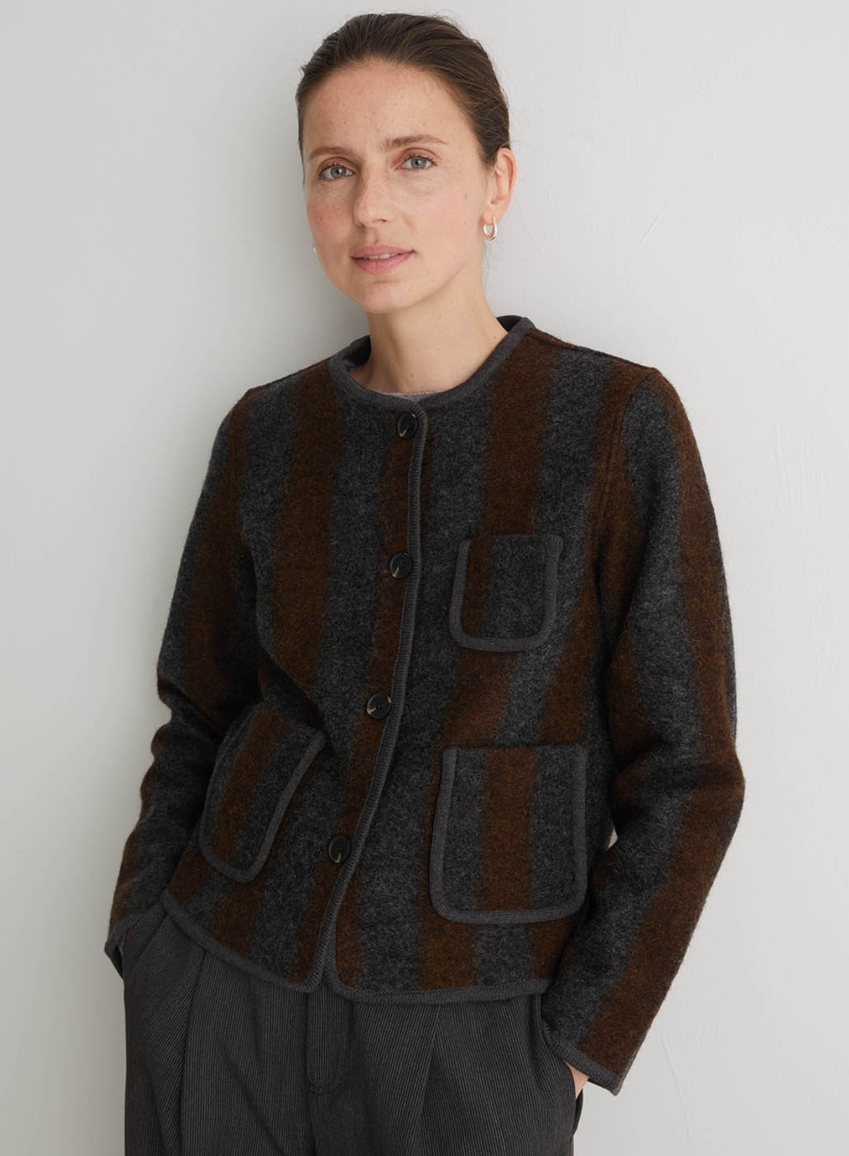Graz Jacket in Stripes from Yerse