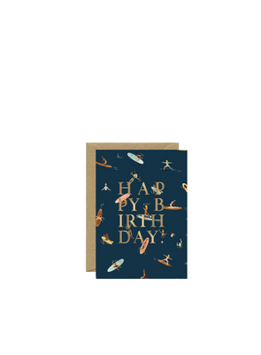 Gold Happy Birthday Paddle from All The Ways to Say