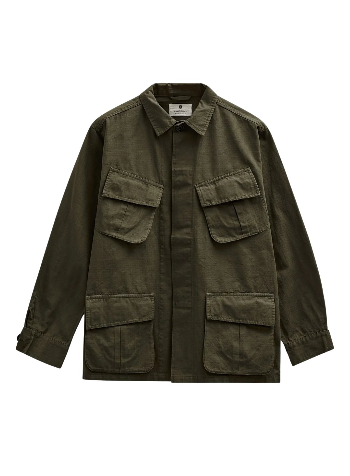 Anerkjendt Otto 4 Pocket Ribstop Jacket in Forest Night