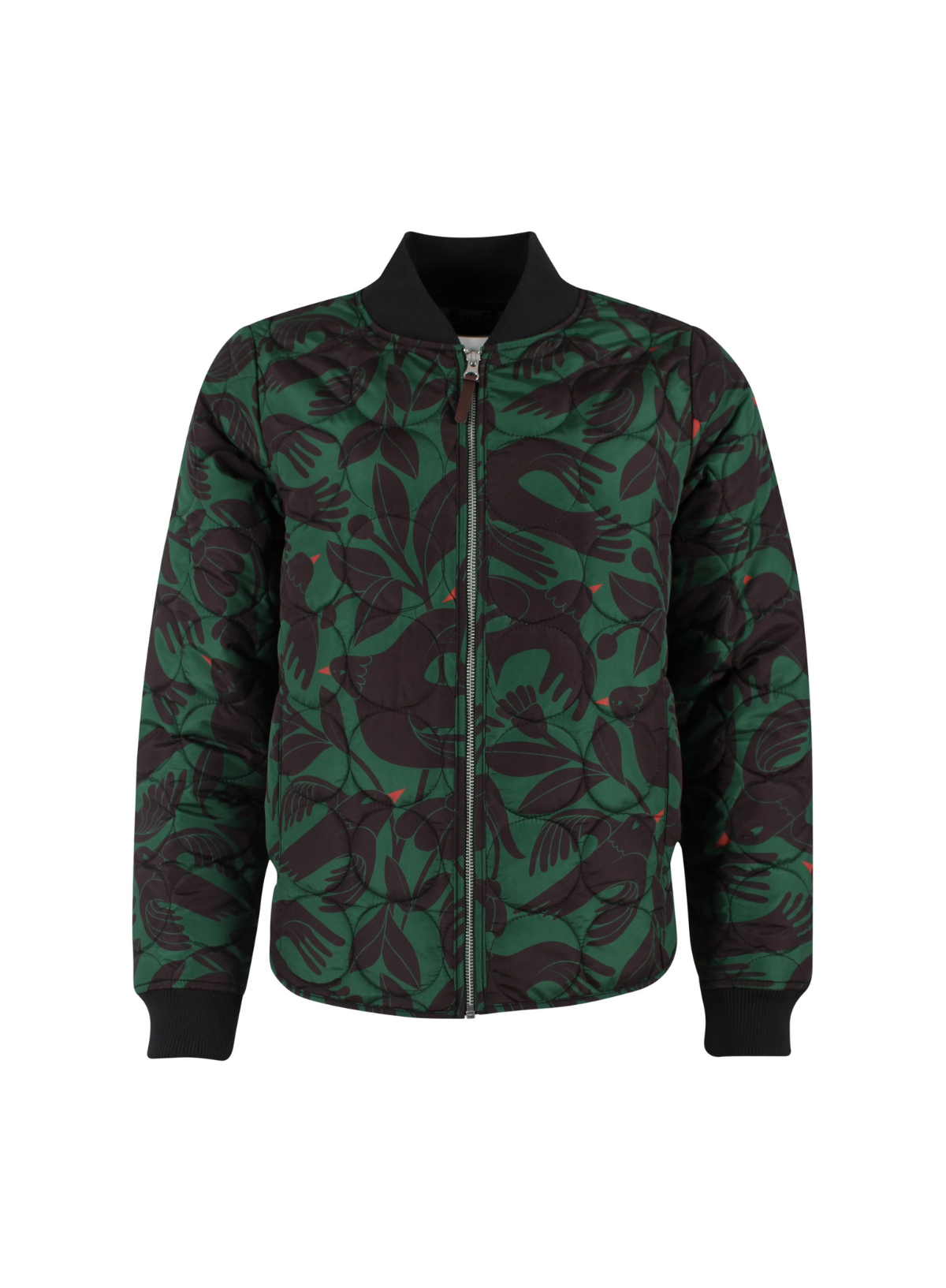 Danefae Dane Cando Thermo AOP Jacket in Dark Pine & Black Birdie-up