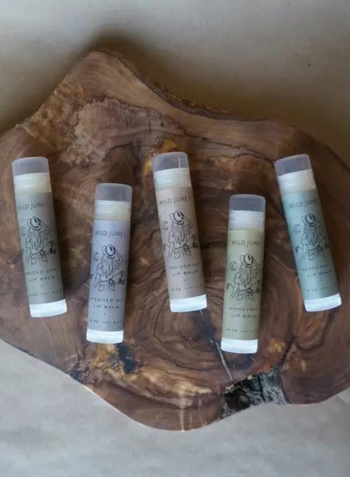 Peppermint Lip Balm from Wild June Co.