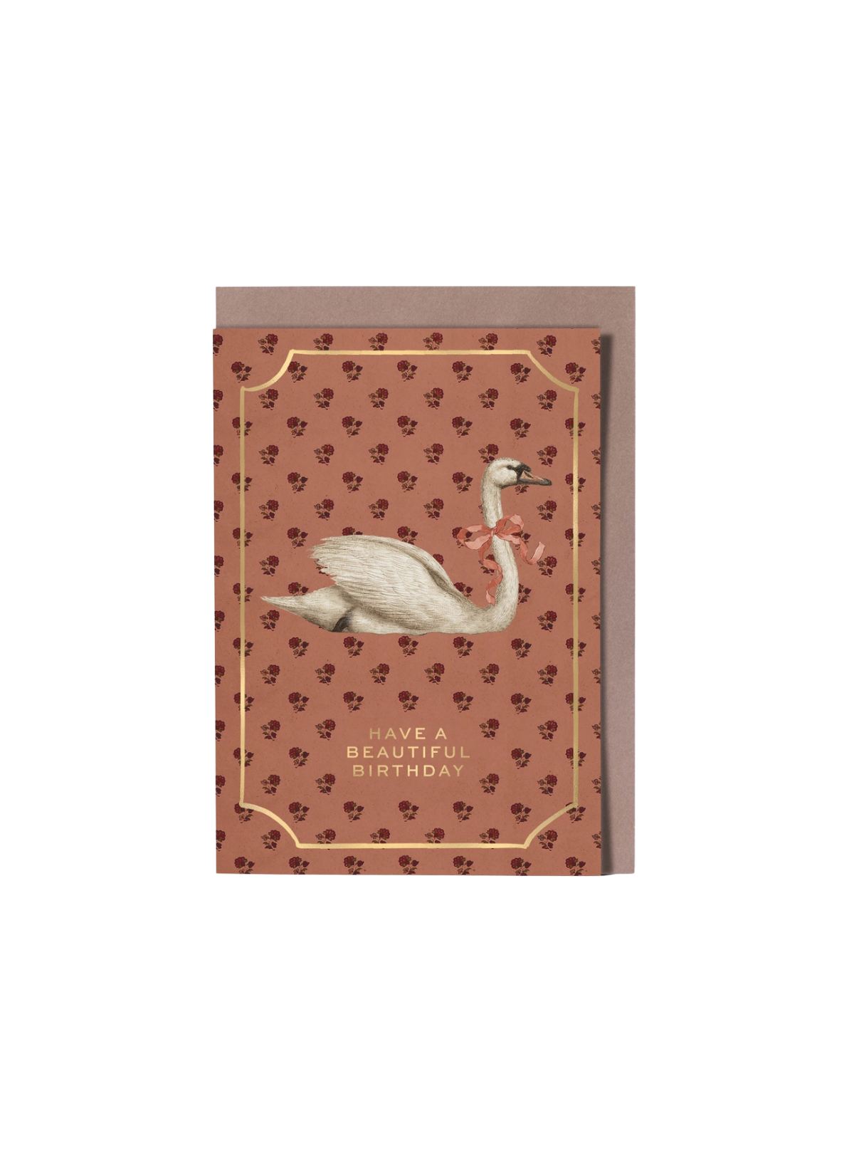 Roomytown Birthday Swan Card