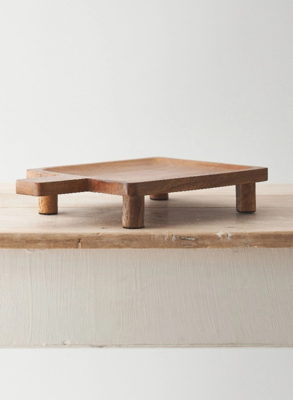 Gainsborough Giftware Wooden Tray W/Feet, 30cm