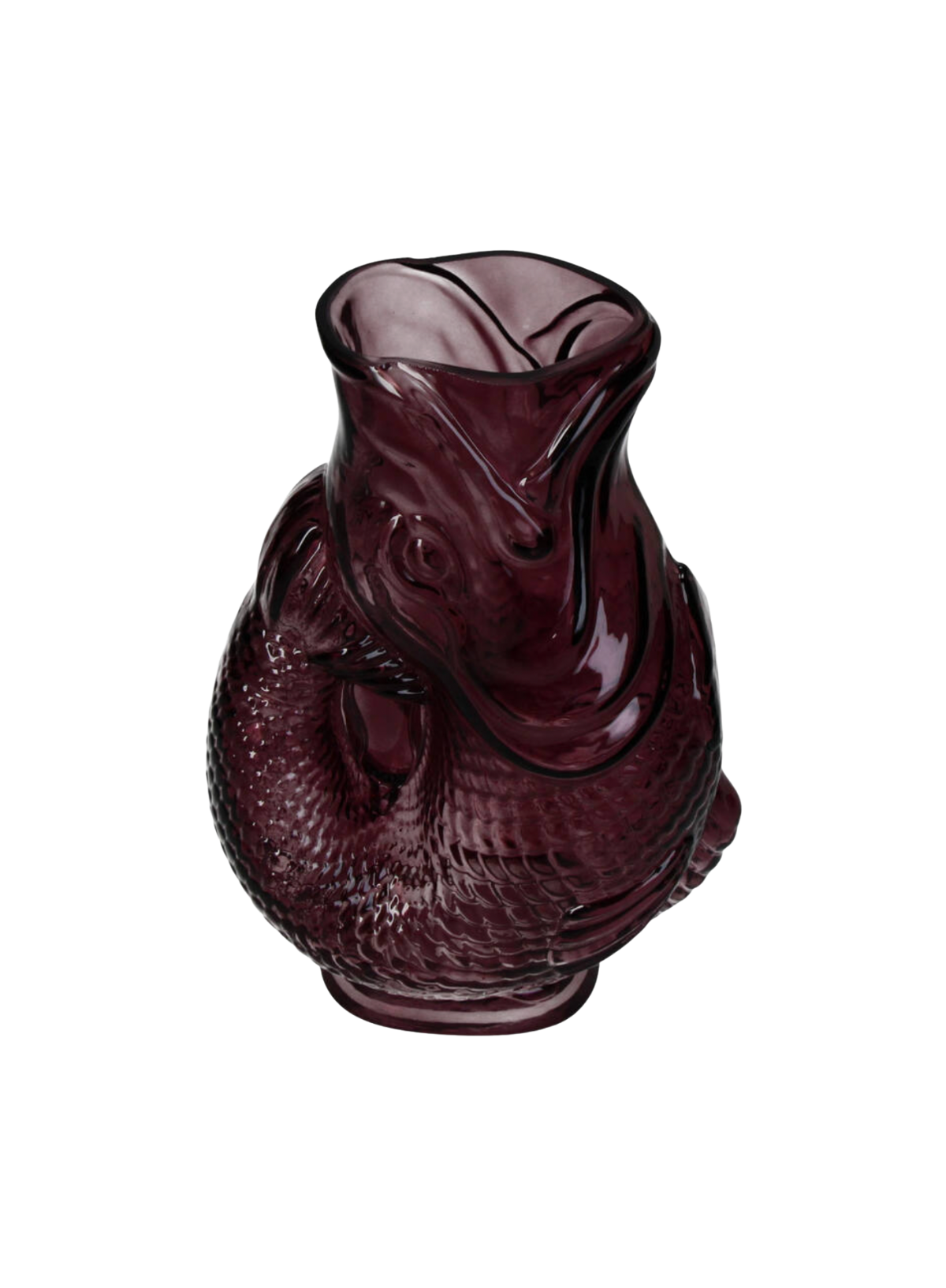Kersten Purple Glass Fish Vase