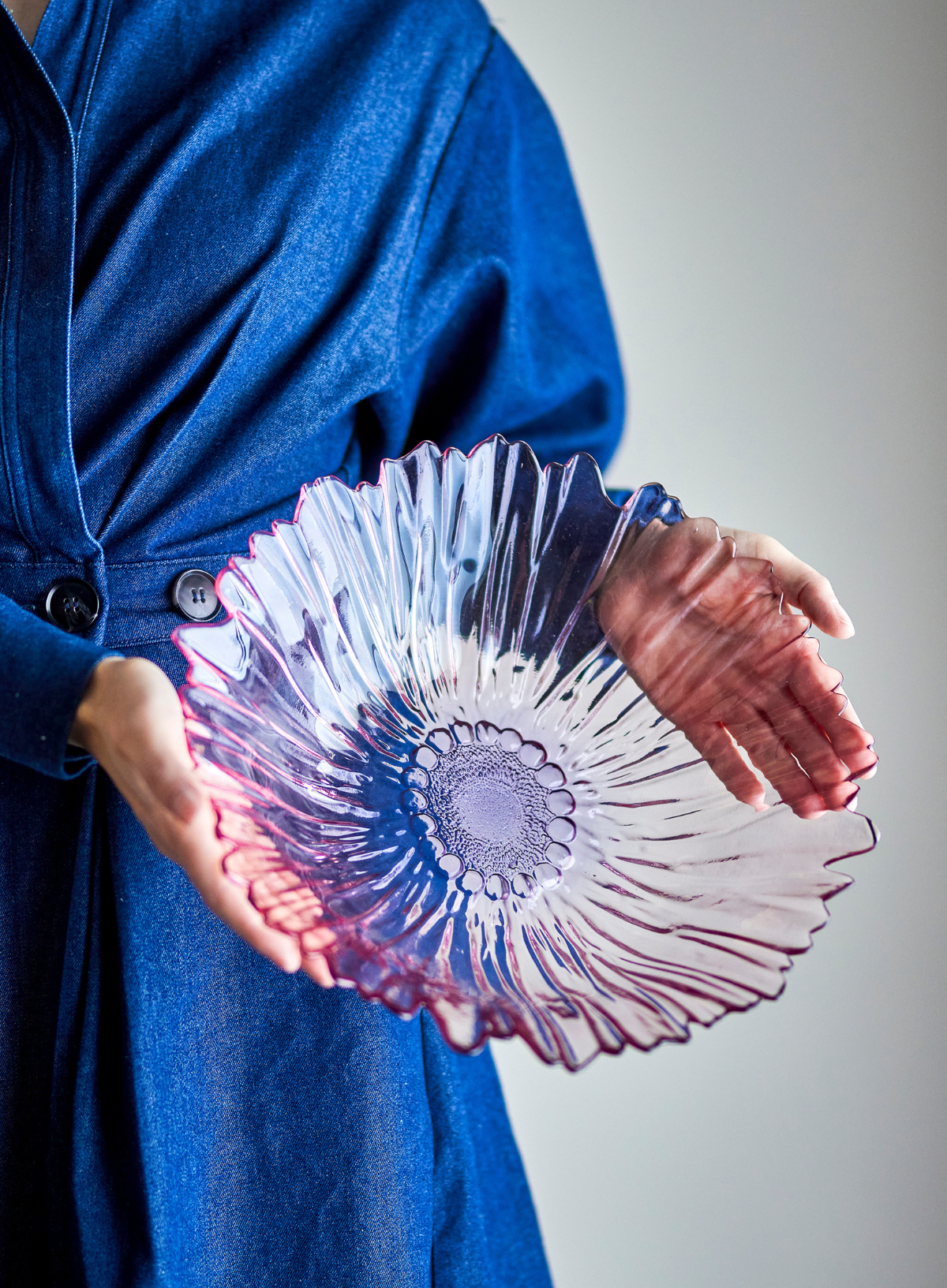 Mariko Rose Glass Bowl