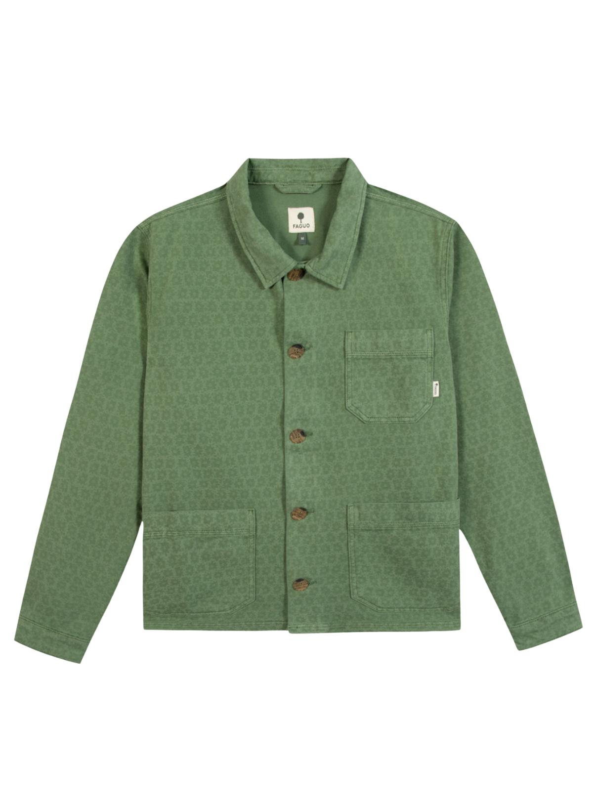 Faguo Lorge Overshirt in Fir Green
