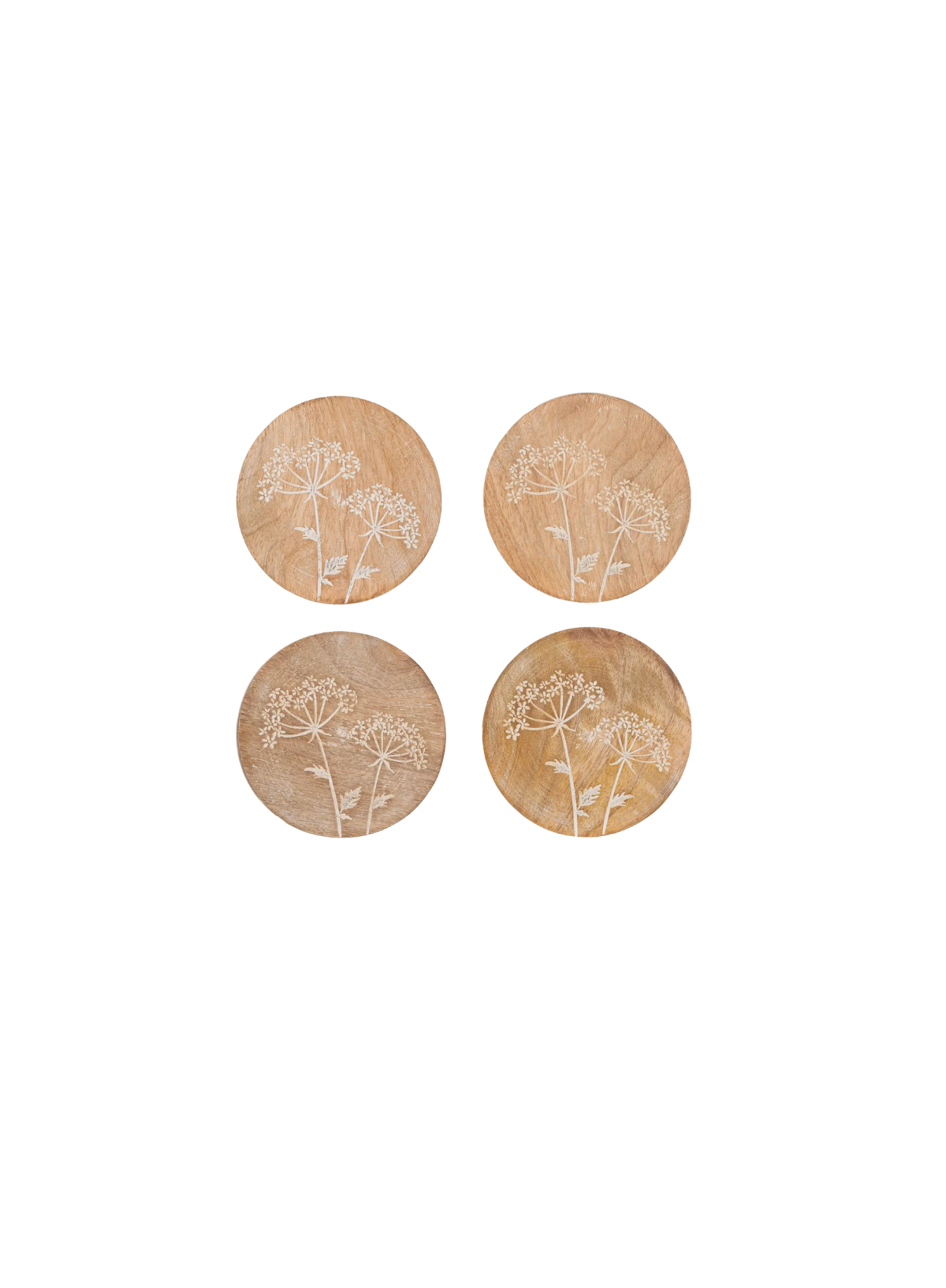 Sass & Belle Cow Parsley Coasters Set of 4