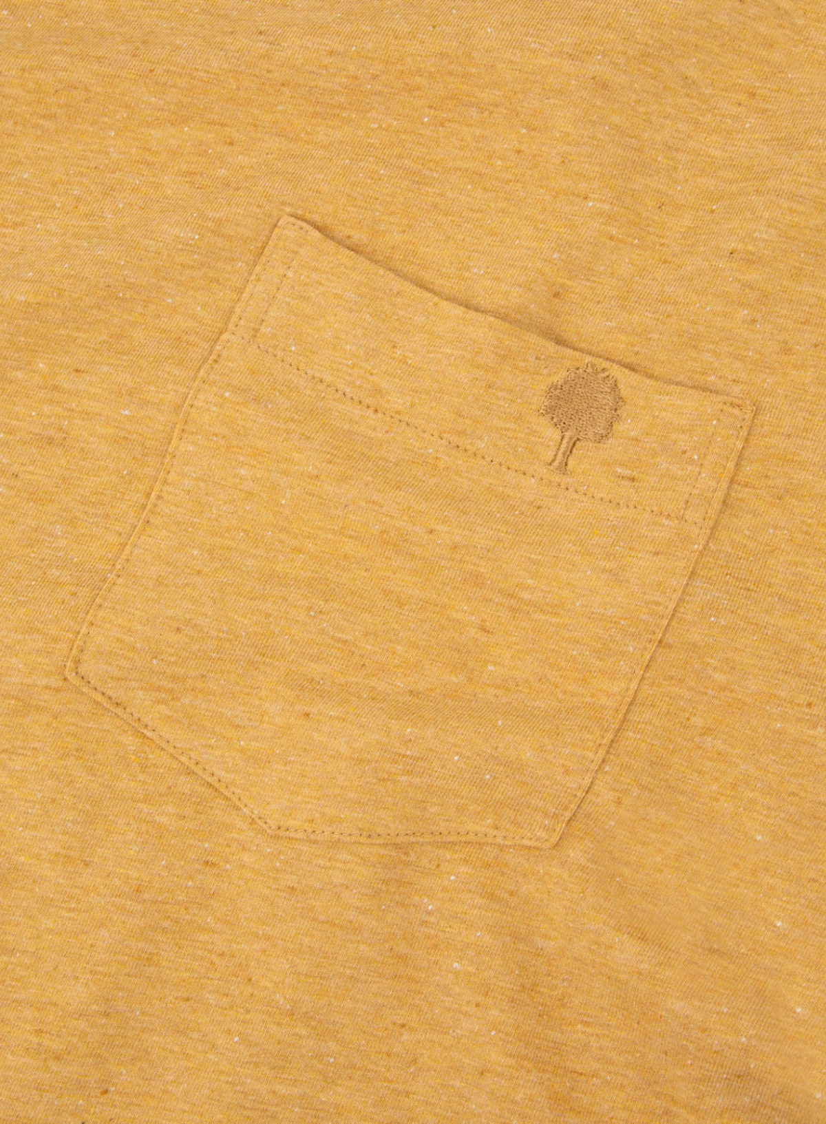 Faguo Olonne Cotton T-Shirt in Ochre