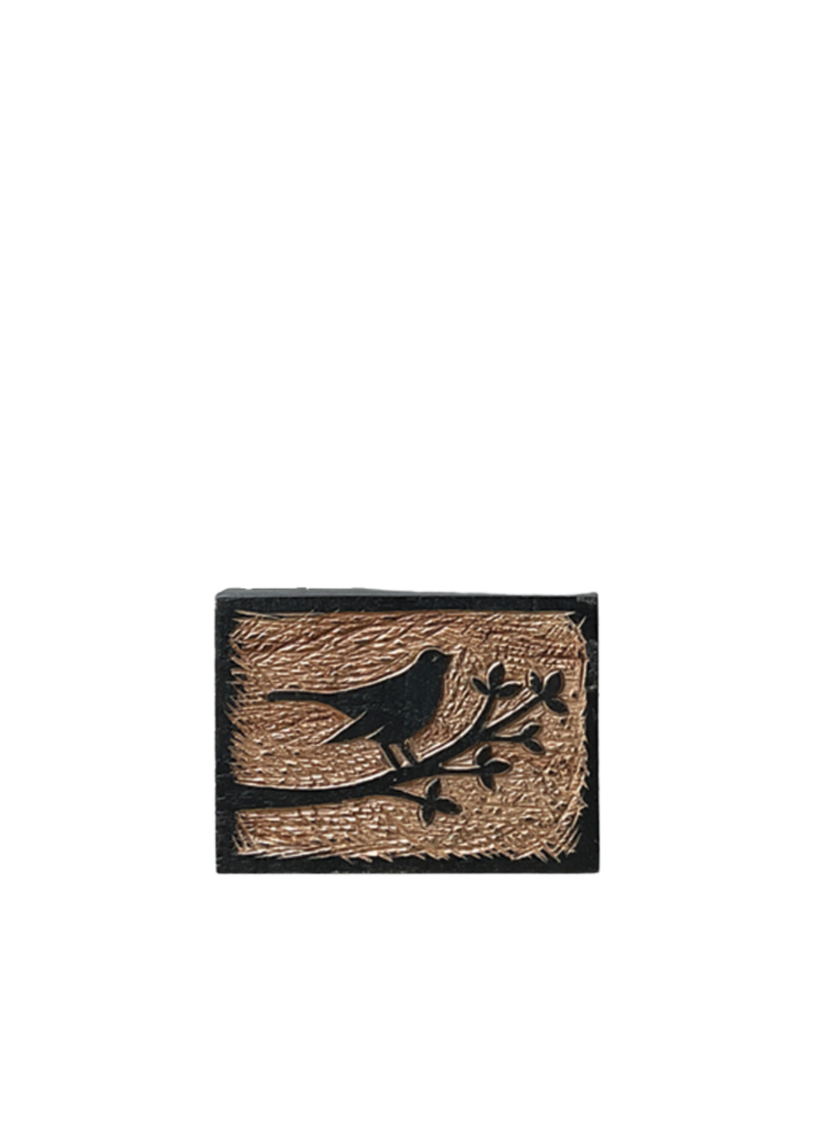 East of India Wood block Blackbird