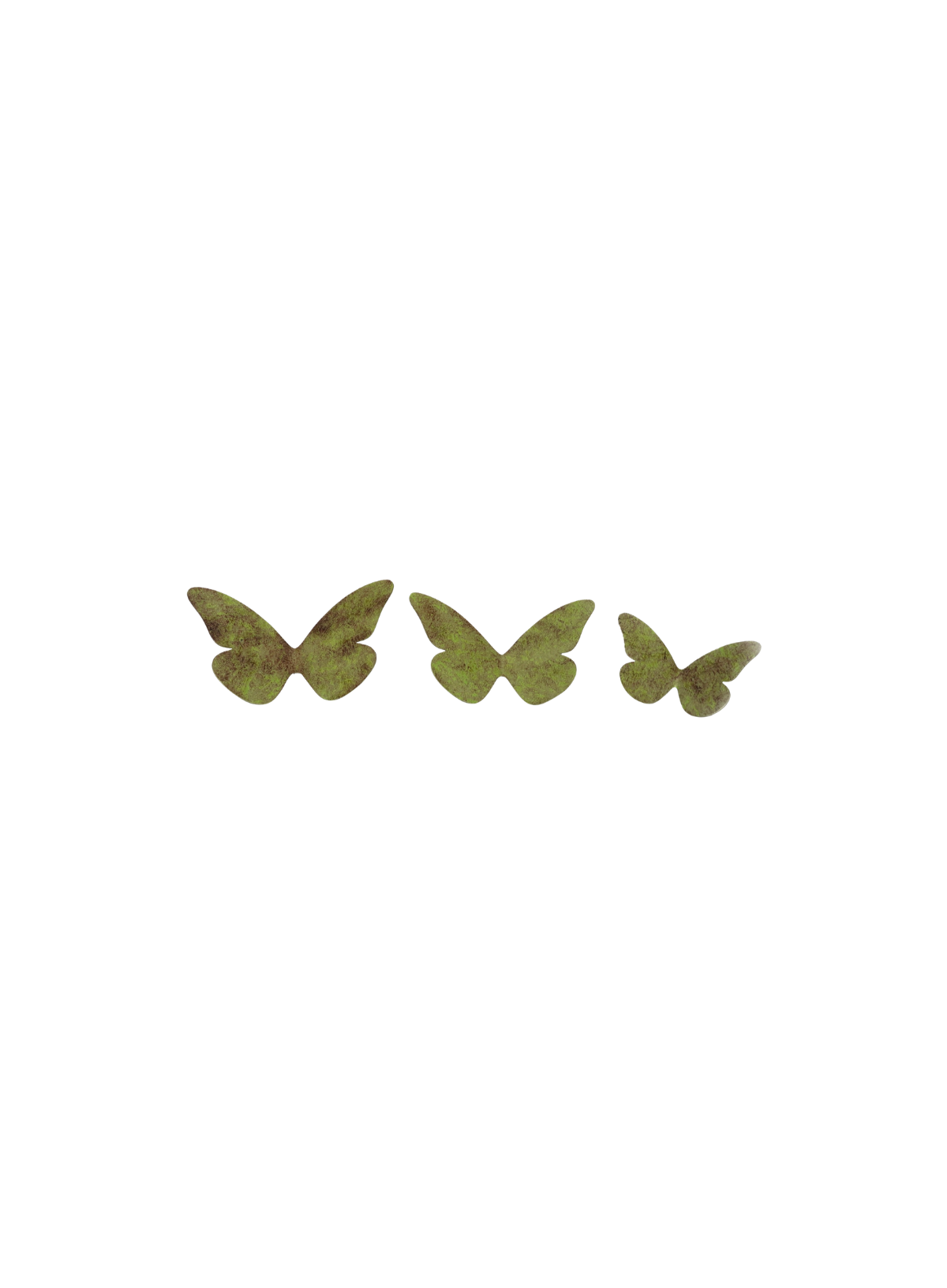 Sugarboo Verdigris Butterfly Installation