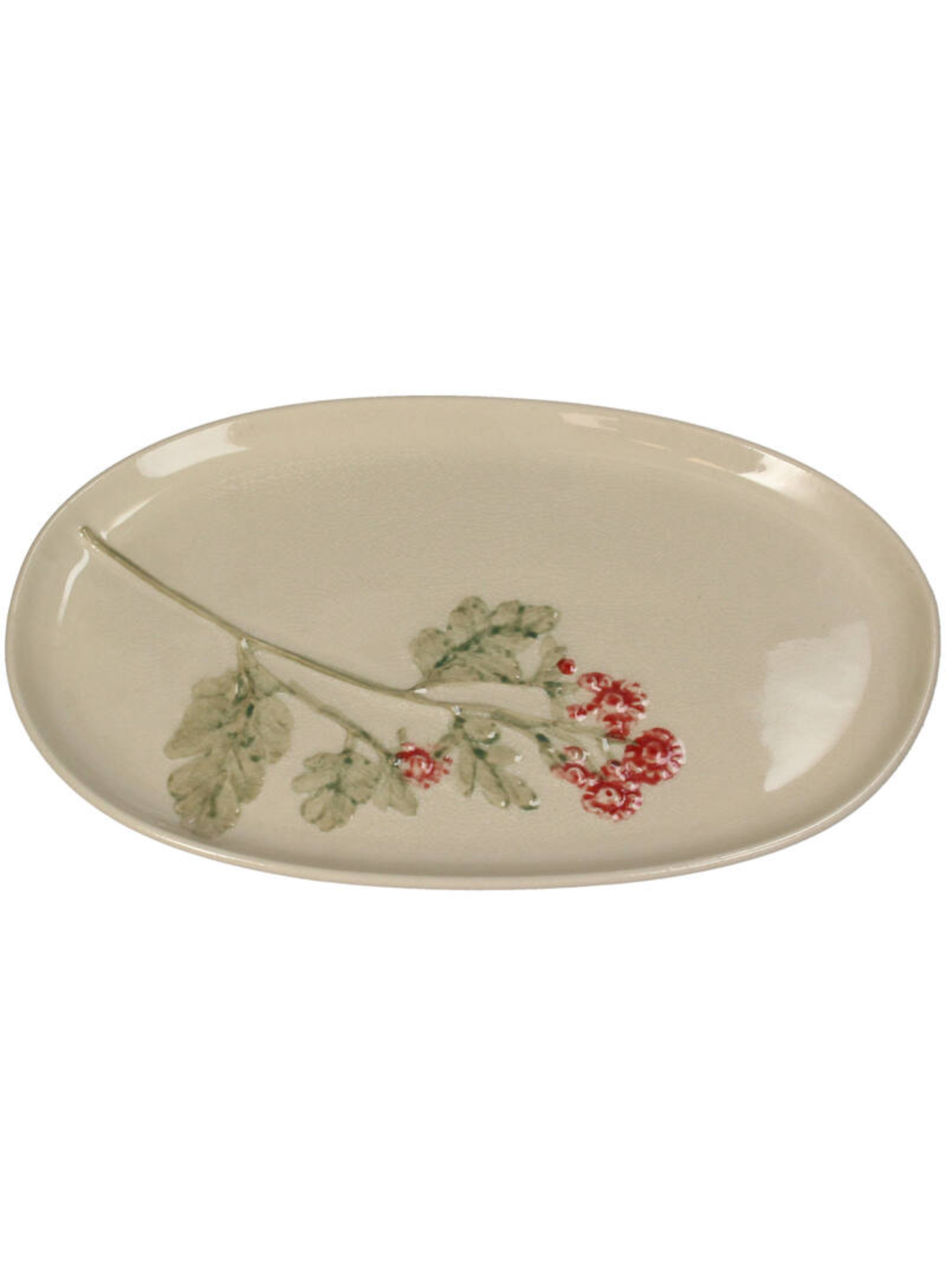 Kersten Field Flower Plate in Red 31cm