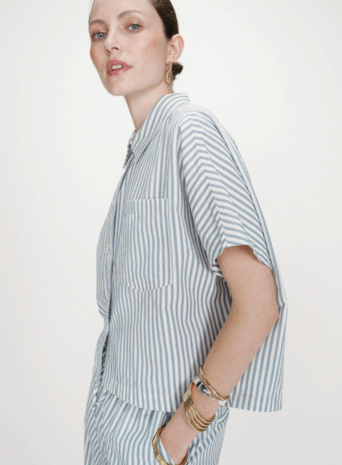 Grace & Mila Vercia Shirt In Blue