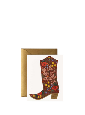 Birthday Boot Card from Rifle Paper Co.