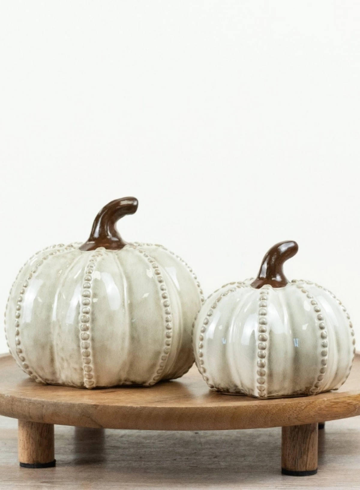 Gainsborough Giftware Glazed Pumpkin Ornament, 12.5cm