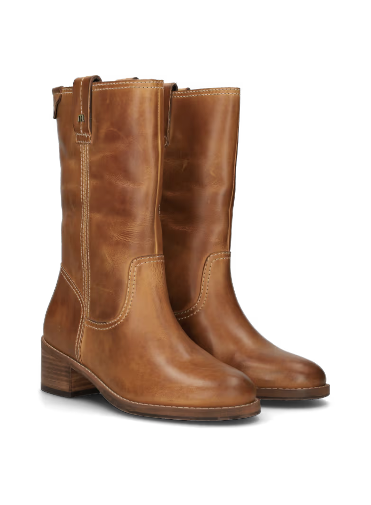 Maruti Preach Leather Boot in Cognac