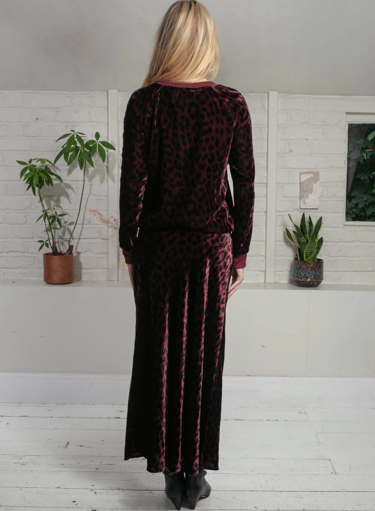 Tilda Bias Cut Skirt fin Plum from Nooki