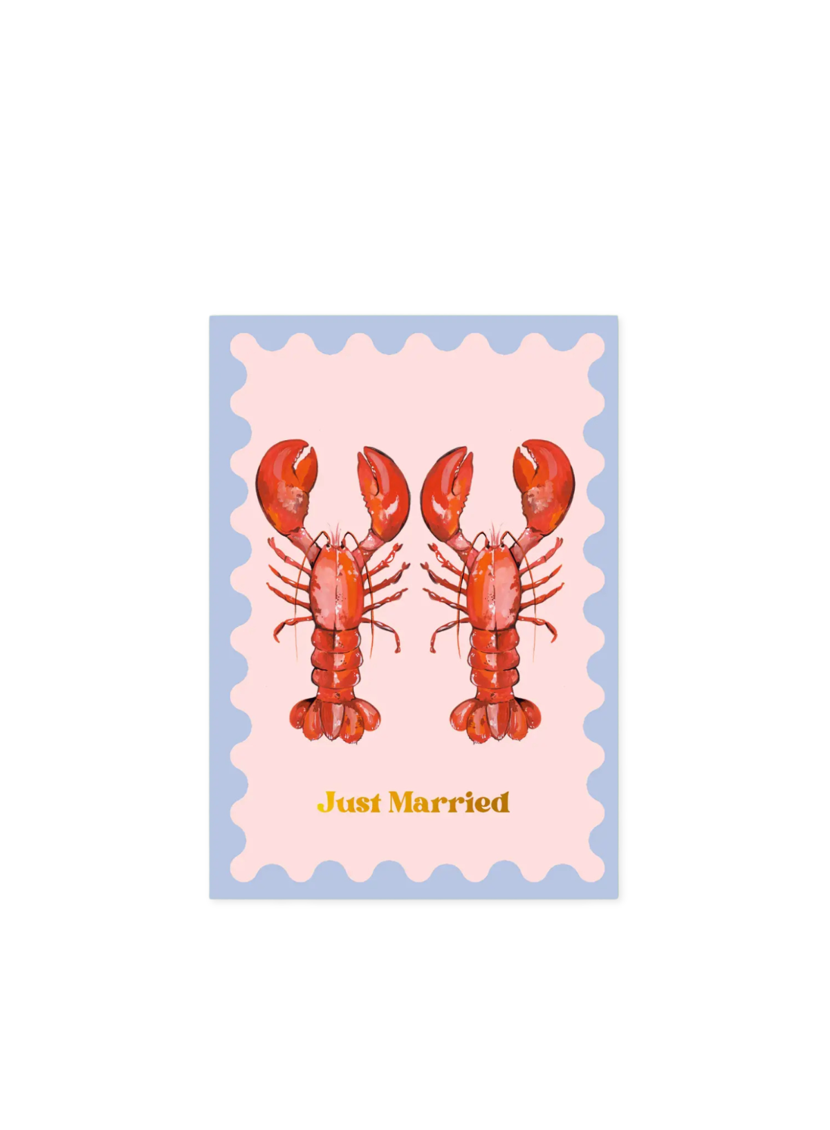 Just Married Lobster Card from Eleanor Bowmer