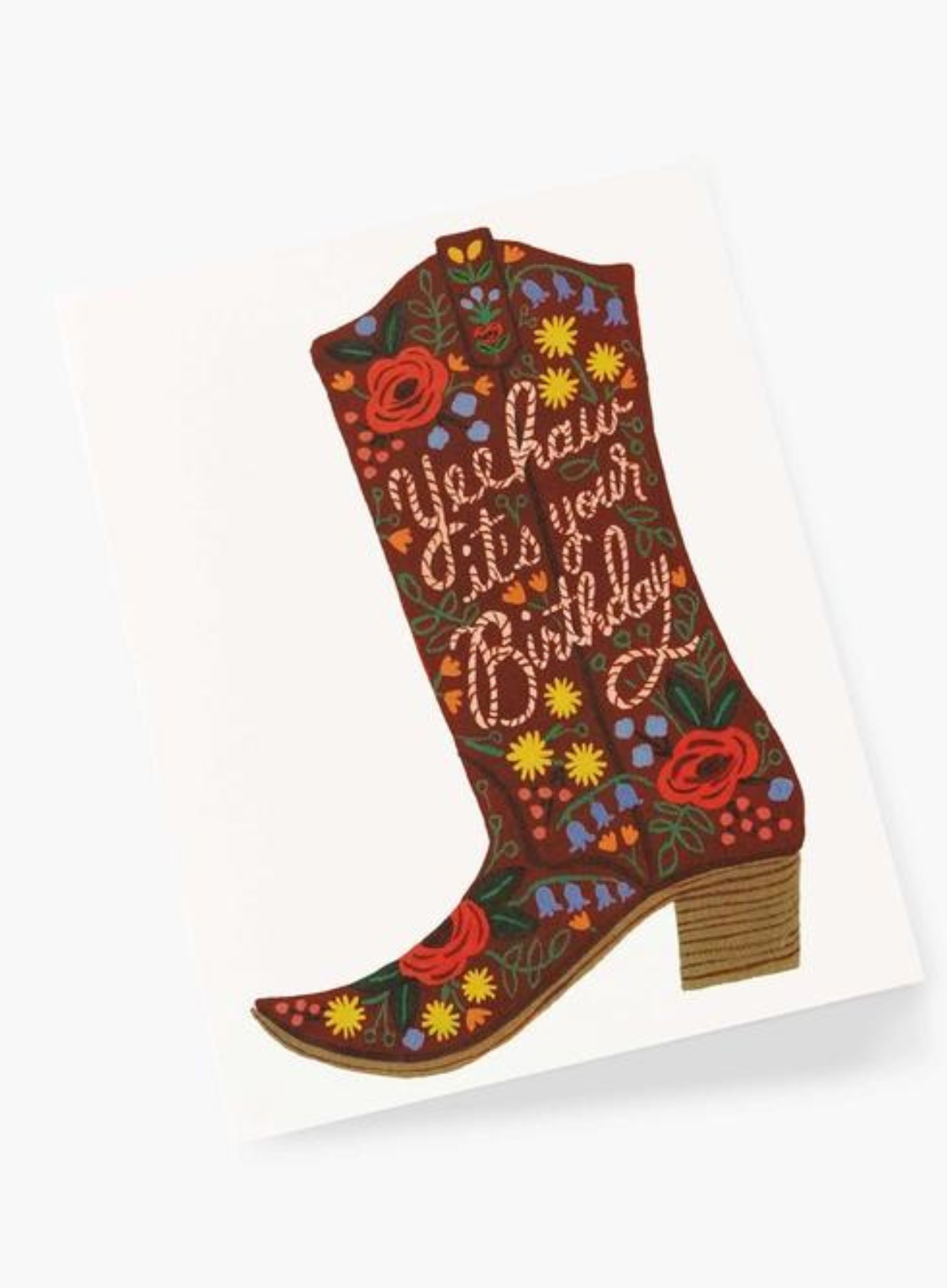 Birthday Boot Card from Rifle Paper Co.