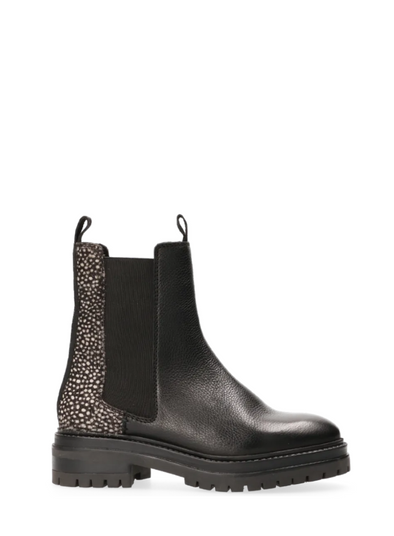 Bay Leather Boots in Black/Pixel from Maruti