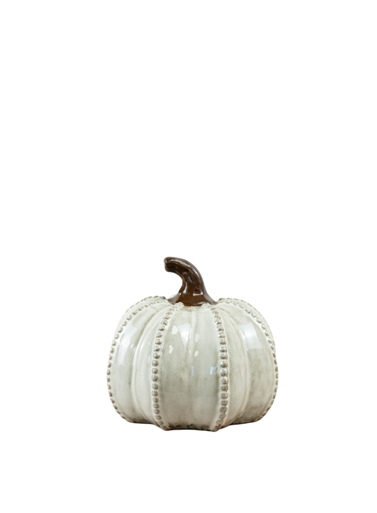Gainsborough Giftware Glazed Pumpkin Ornament, 12.5cm