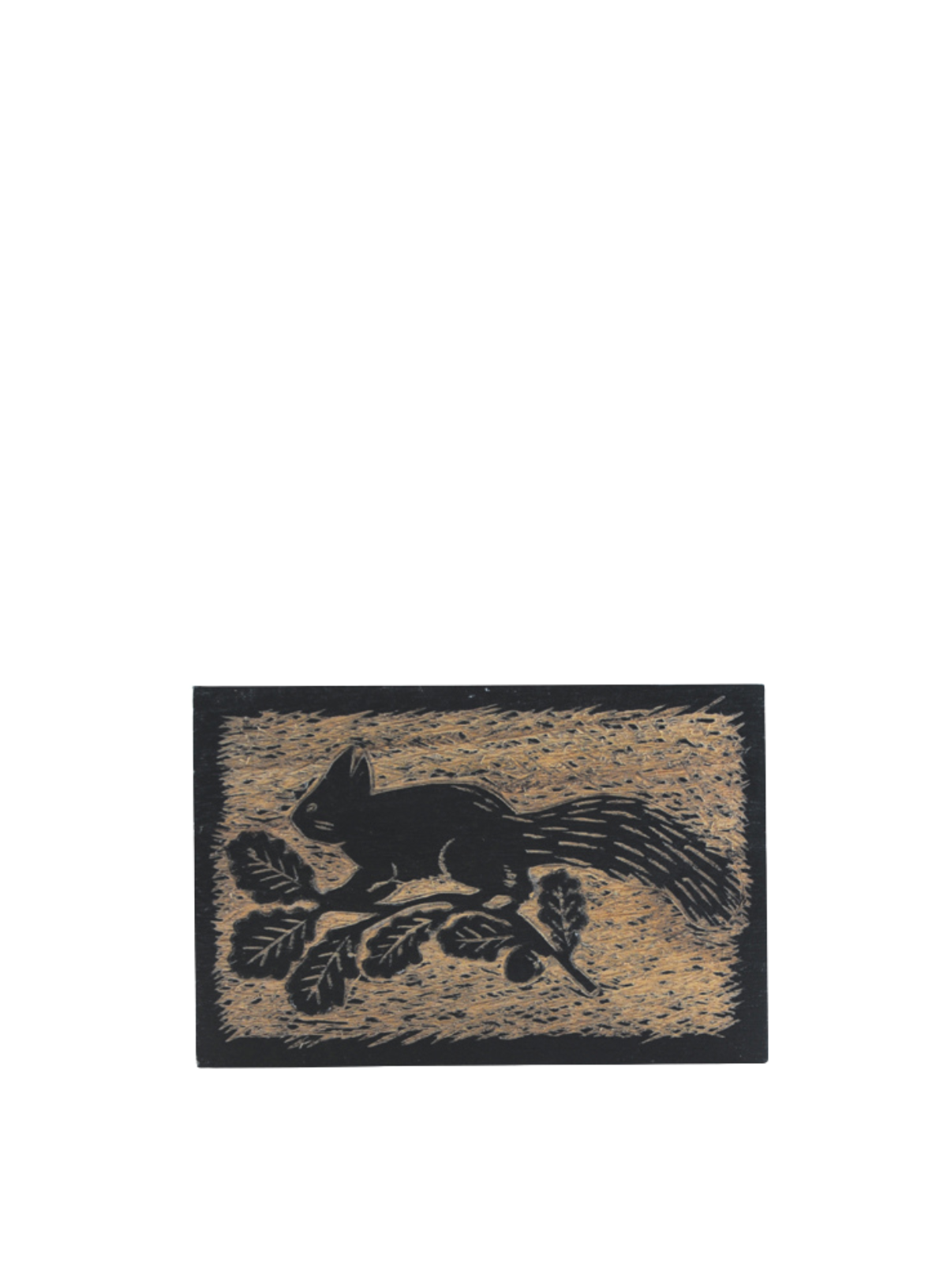 East of India Wood block Squirrel