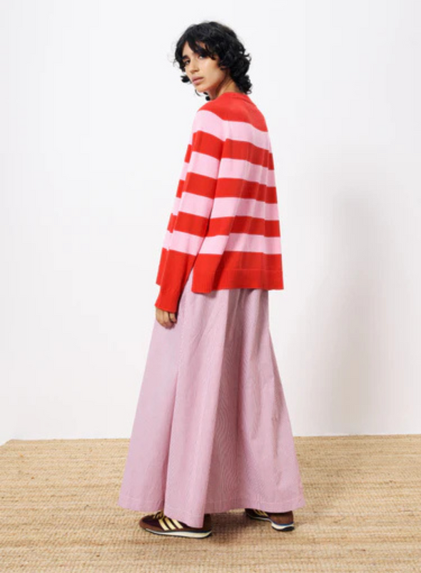 Carmele Knit Jumper in Rouge from FRNCH