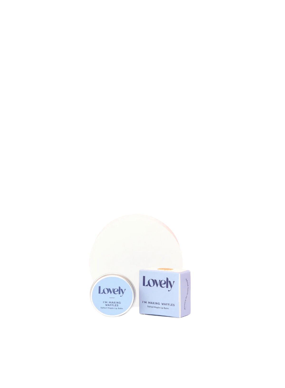 I'm Making Waffles Lip Balm in Salted Maple from Lovely Skincare