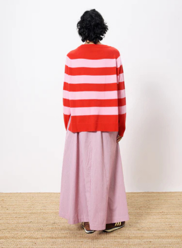 Carmele Knit Jumper in Rouge from FRNCH