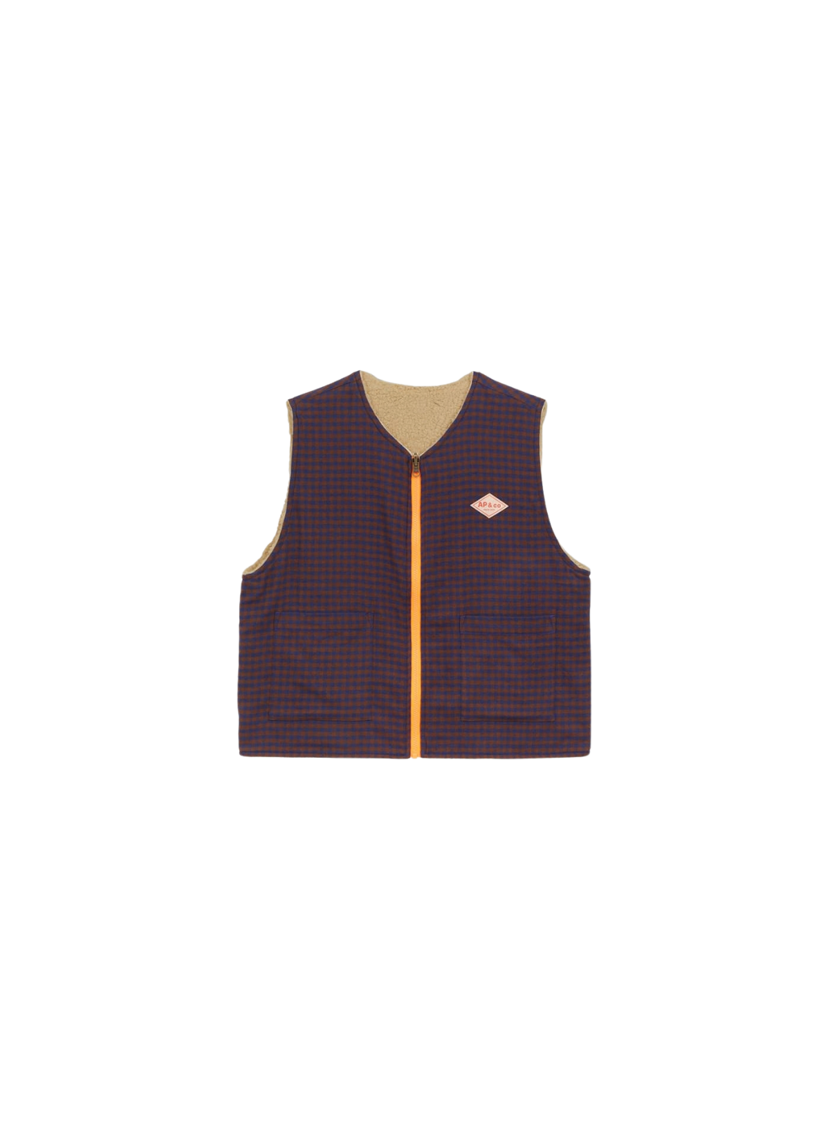 a.p Reversible Gillet in Navy