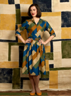 Cynthia Dress in Green Bauhaus from Palava