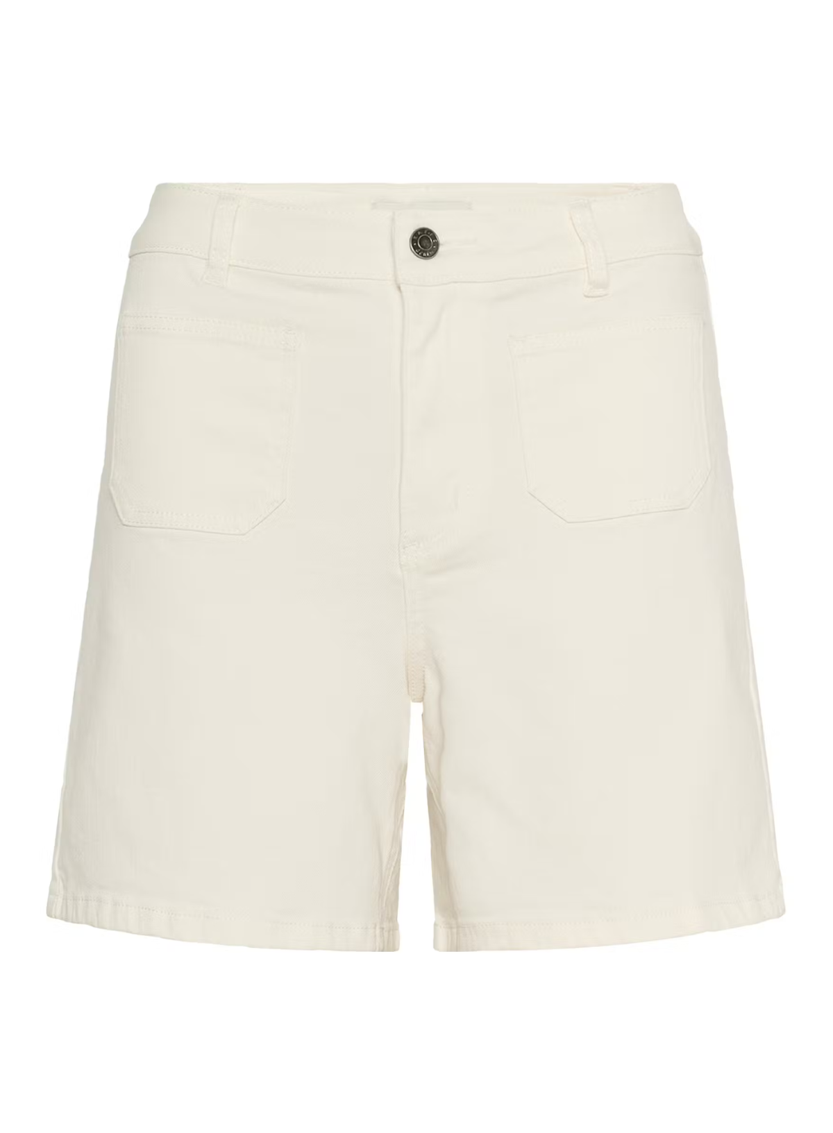Kaffe Brook HW Reg Fit Shorts in White