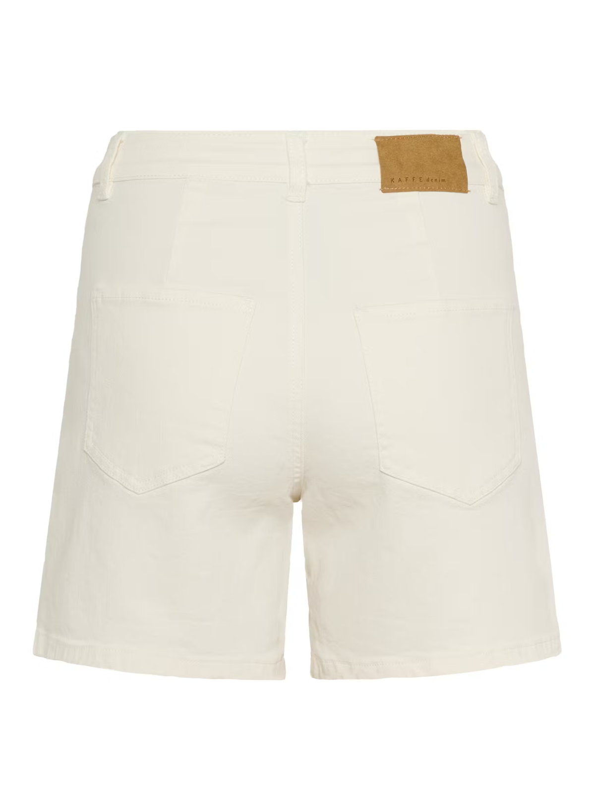 Kaffe Brook HW Reg Fit Shorts in White